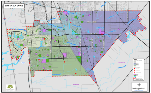 Elk Grove City Council Considers Boundary Maps For By-District Voting 