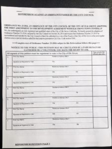 Stand Up California Petition