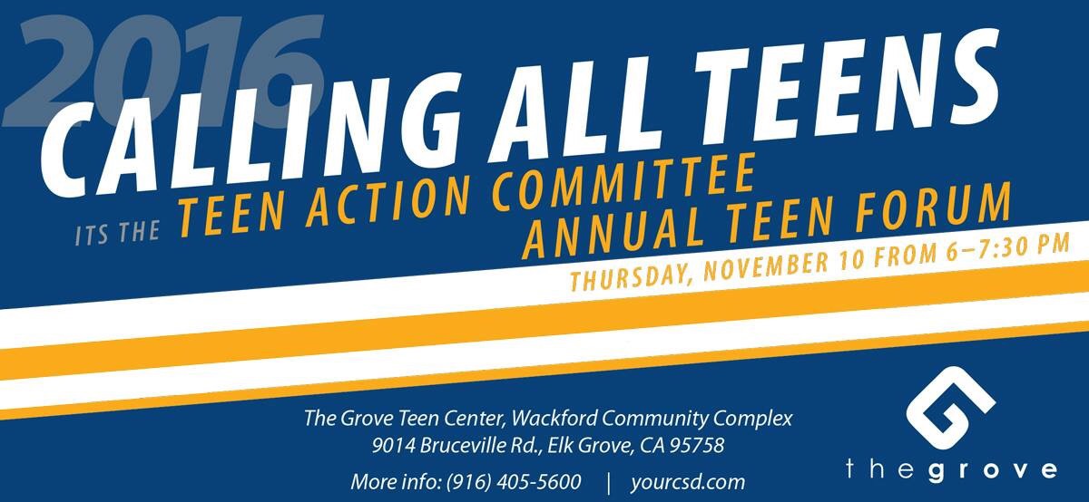 Calling All Elk Grove Teens