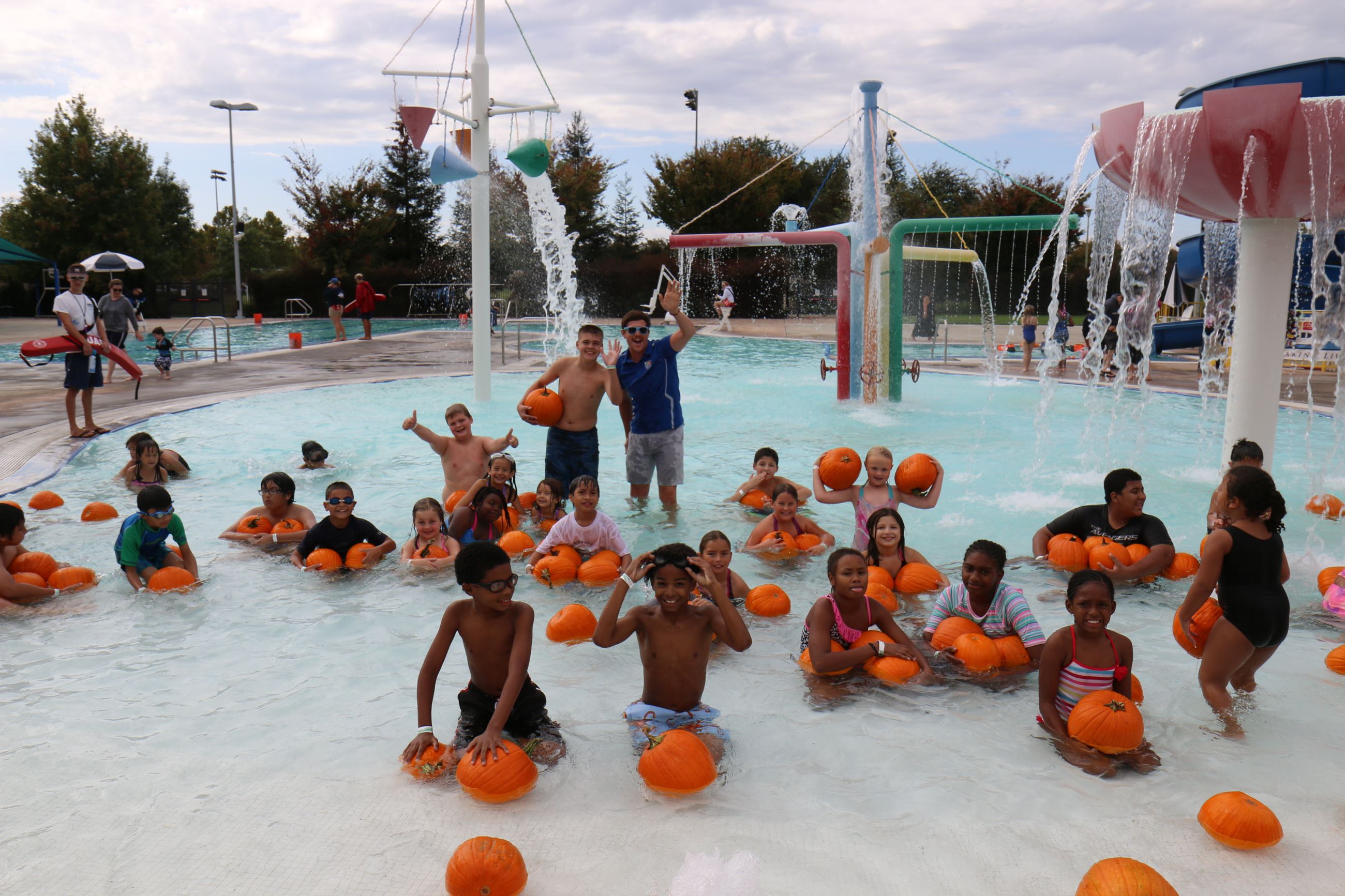 Elk Grove Pool of Pumpkins Water Pumpkin Patch