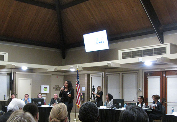 1st Town Hall Meeting On Race Relations Held At Elk Grove Pavilions