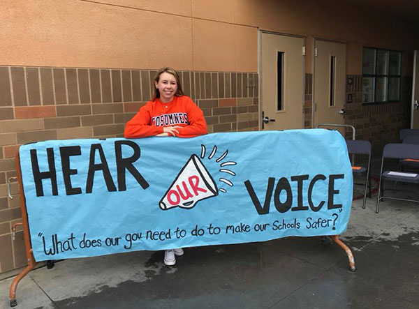 Elk Grove Students Participate In Walkout Wednesday To Protest Gun Violence