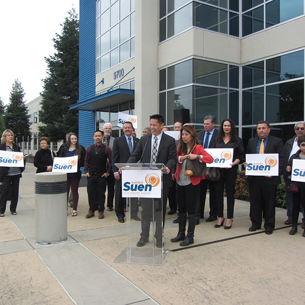 Vice-Mayor of Elk Grove Darren Suen Announces His Run For Mayor
