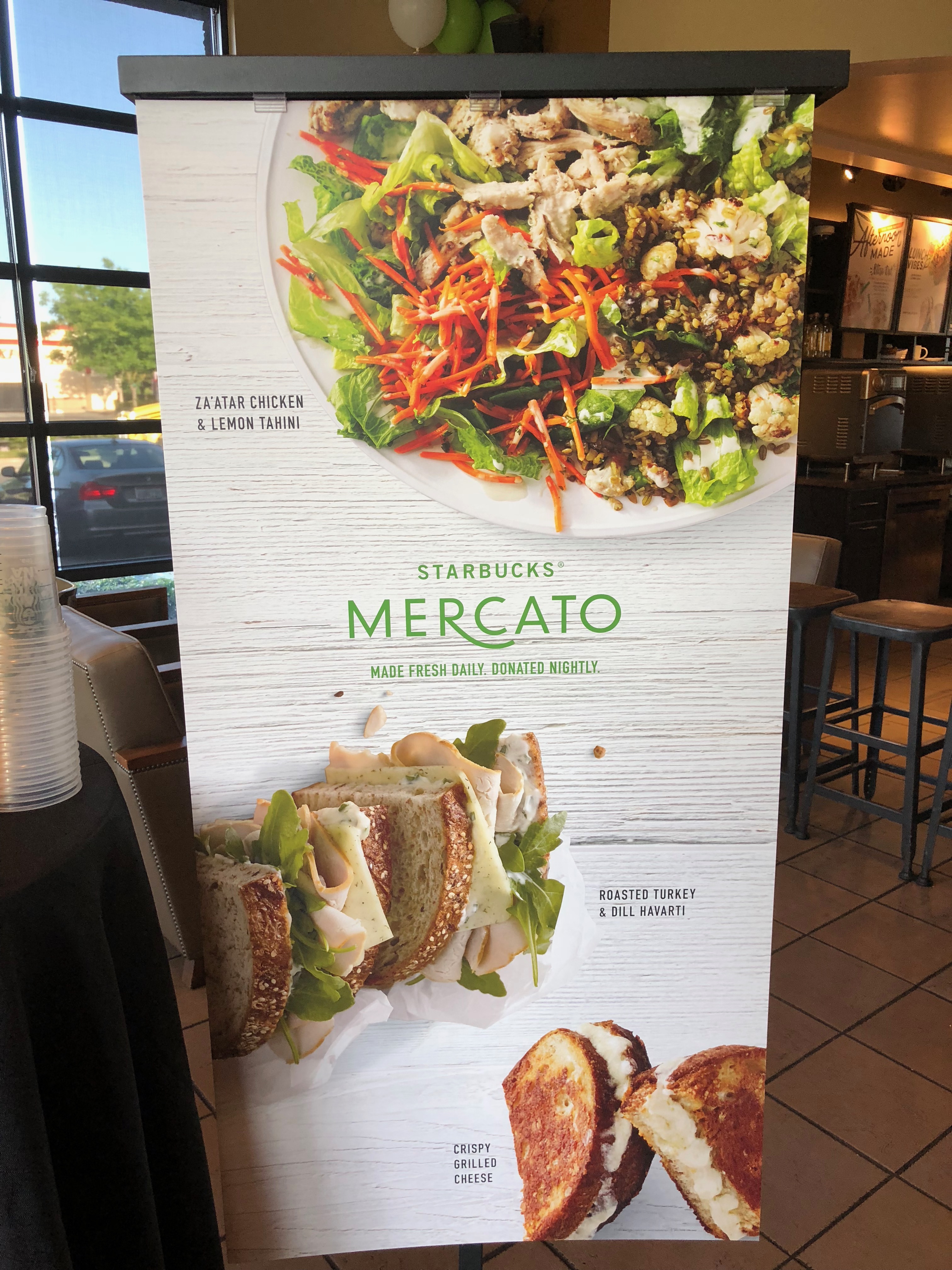 Starbucks Launches New Mercato Food Line Which Is Donated Nightly to Food Banks