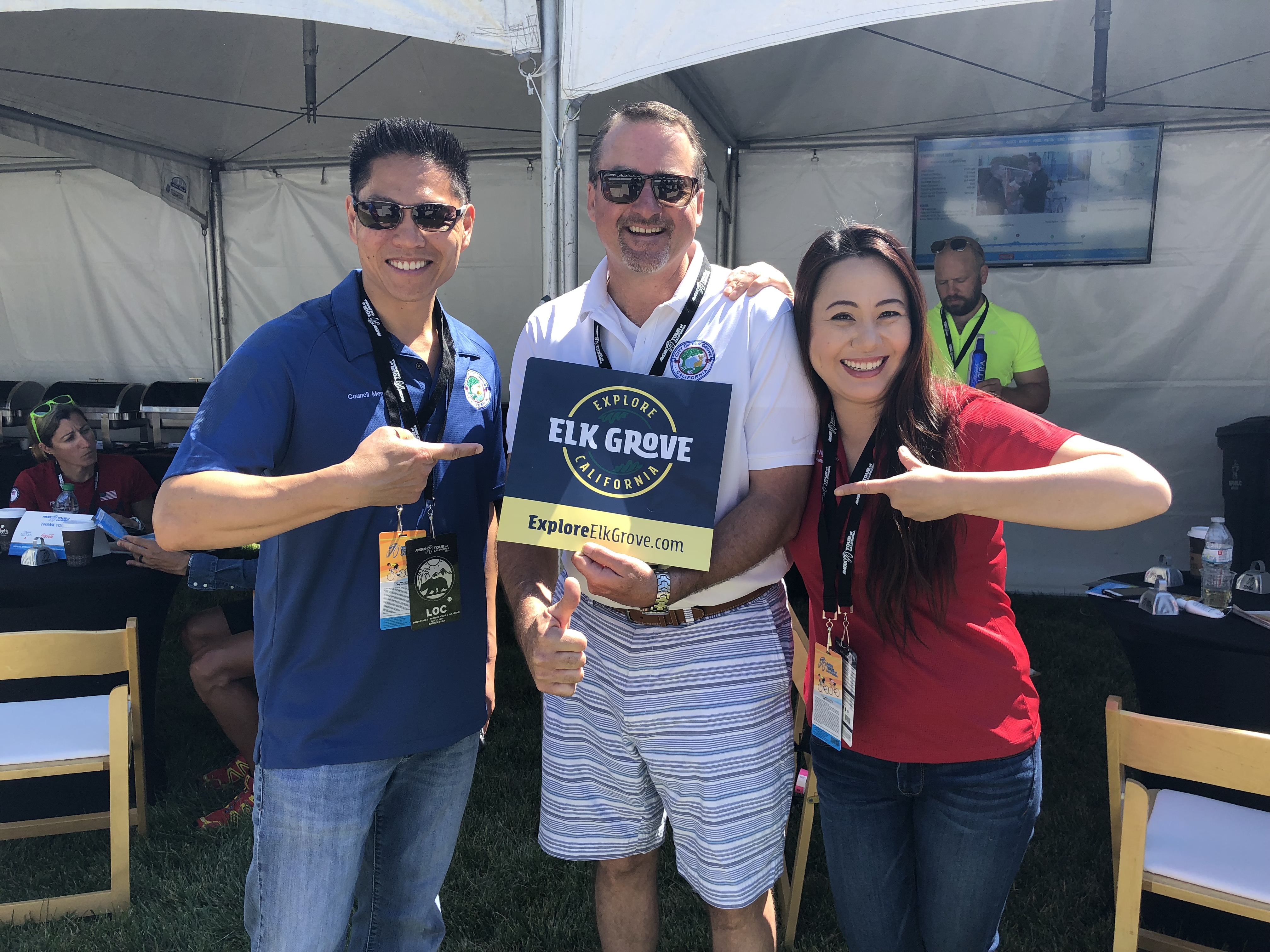 Vice Mayor Darren Suen, City Council Members Pat Hume, and Stephanie Nguyen 
