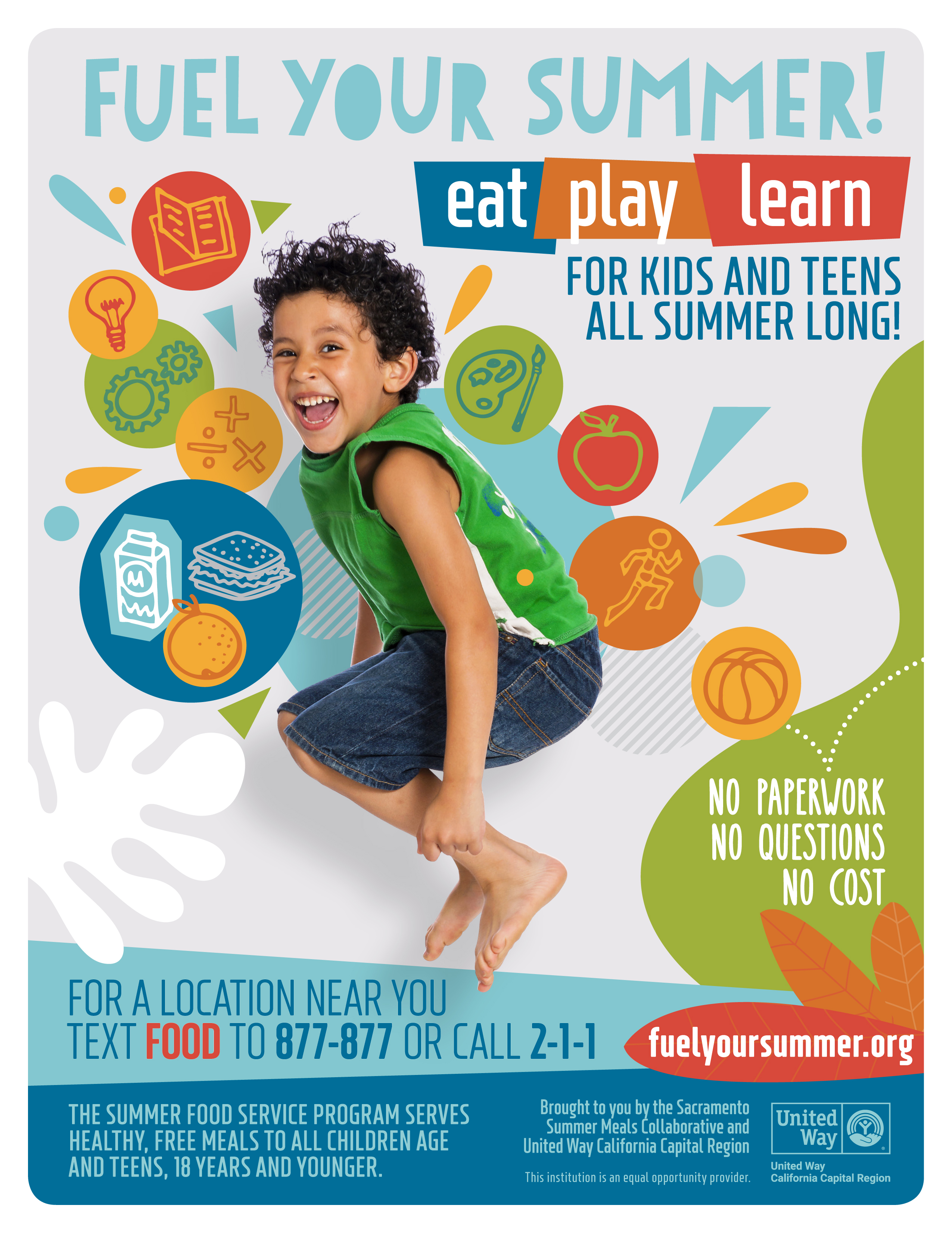FREE Summer Meals So Children Don’t Go Hungry