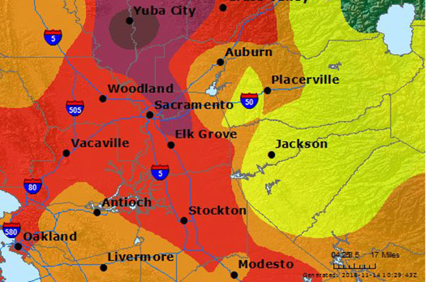 Smoke Prompts Elk Grove Unified School District & Other Districts To Cancel Activities or Move Indoors