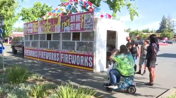 Worker At Firework Stand Run Over By Thieves
