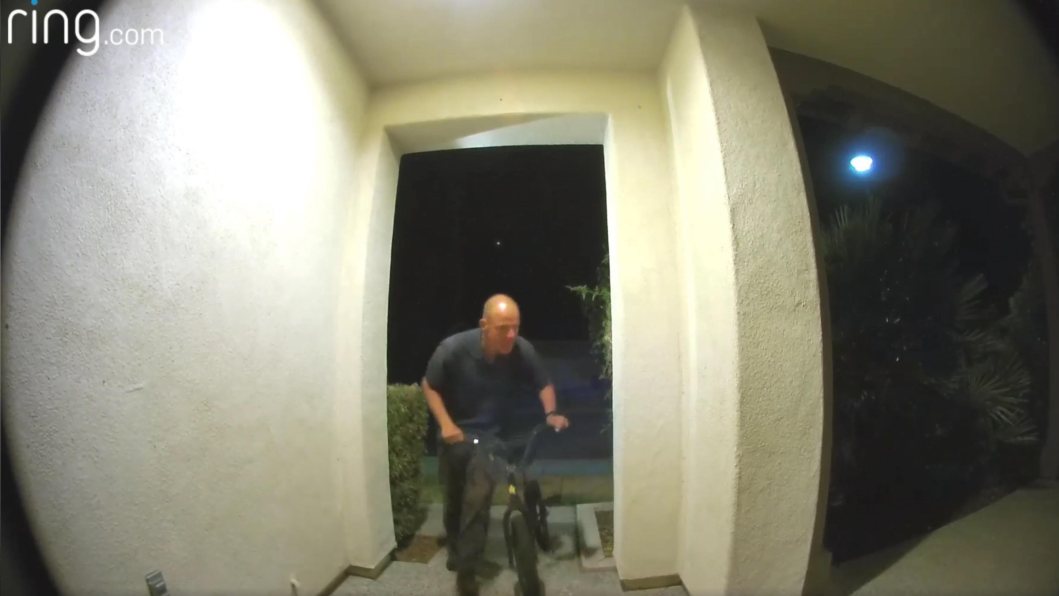 Man Arrested After Surveillance Video Shows Him Stealing Bike