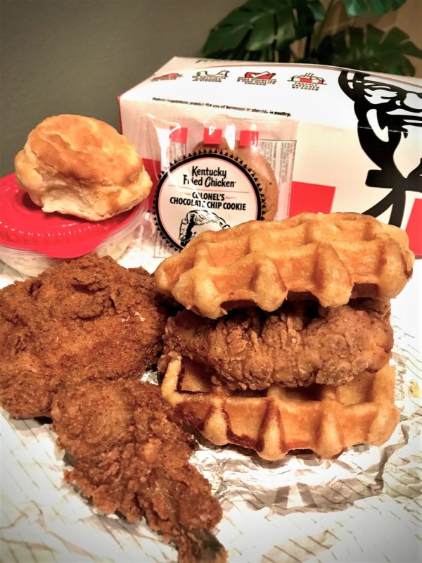 KFC Chicken & Waffles Sandwich; 2-piece meal/Roshá Hester