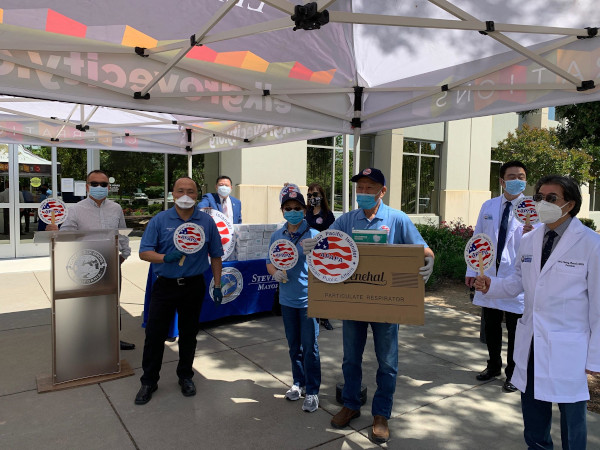 CNU College of Medicine, APAPA, & City of Elk Grove Donate Protective Medical Supplies