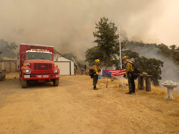 Wildfires Rage Over Northern California