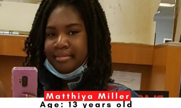 Local Teen Matthiya Miller Missing Since Thursday-Update: MATTHIYA IS HOME SAFE!!