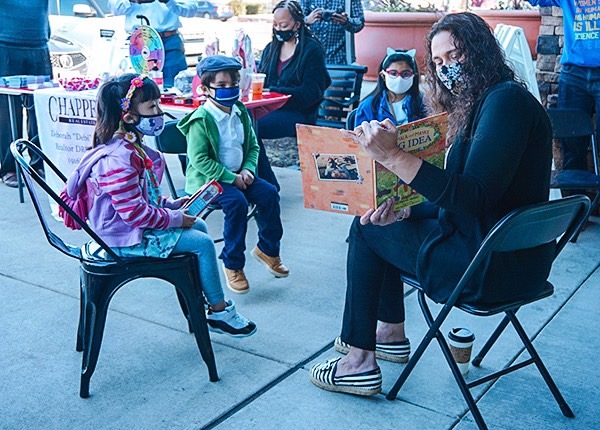 Mayor Singh-Allen Reads To Local Children At Black History Month Pop-up Event At Savvy House Coffee Bar
