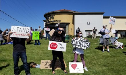 Love & Support At Second Protest In Elk Grove Supporting Asian Americans