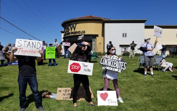Love & Support At Second Protest In Elk Grove Supporting Asian Americans