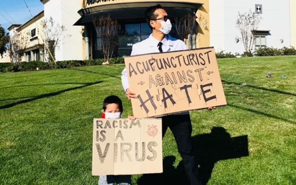 Hate Is A Virus: Protesting Anti-Asian Sentiment In Elk Grove