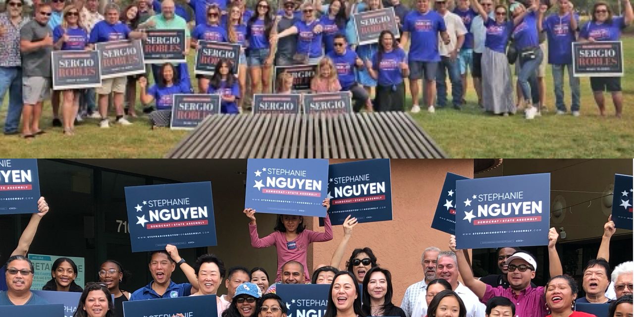 Stephanie Nguyen & Sergio Robles Launch Election Campaigns